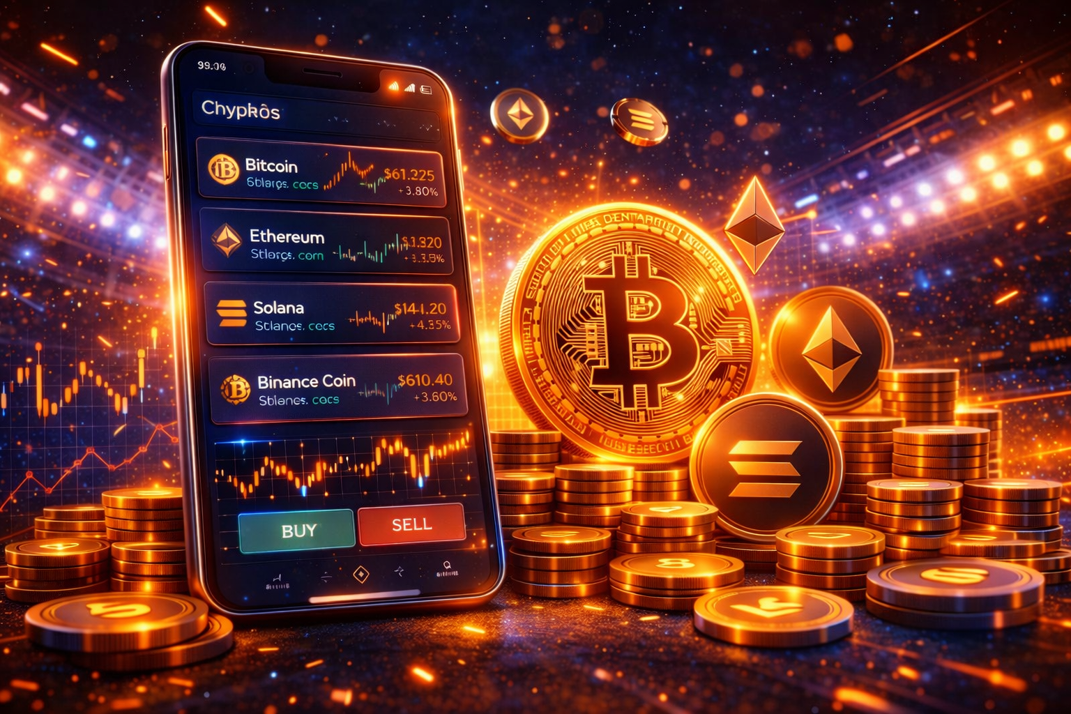 AI market scanner module on dark interface